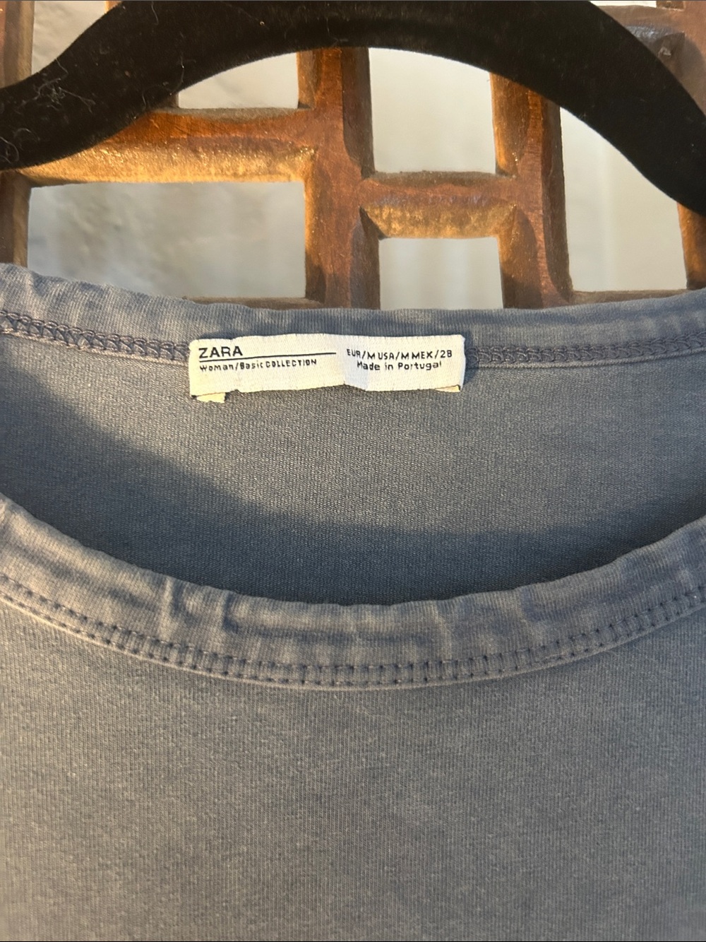 Zara Slate Grey Washed Tie-Ring Mini Dress - Picture 2 of 4